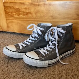 Grey Converse High Tops